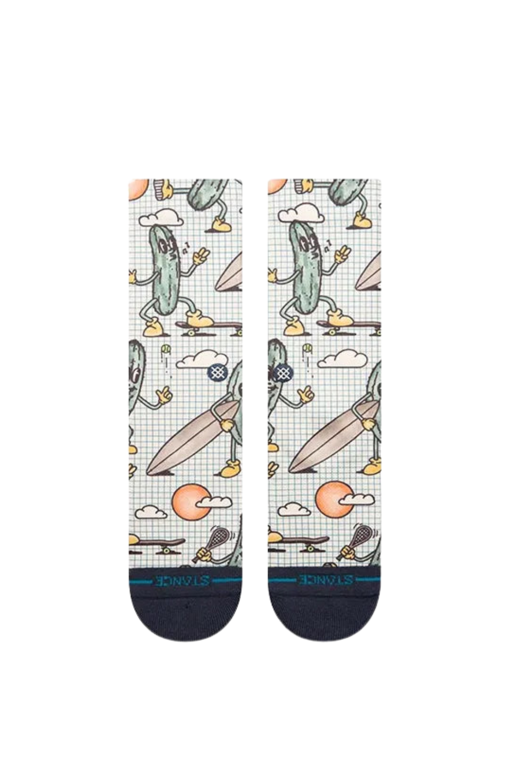 Stance Feeling Pickled Crew Socks Cream