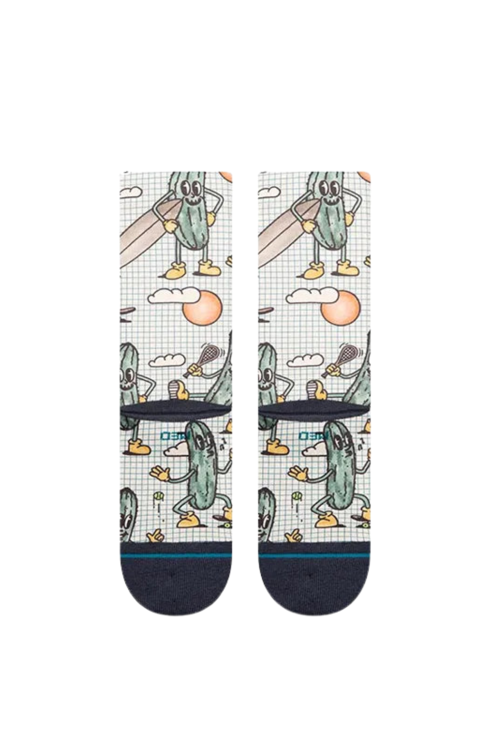 Stance Feeling Pickled Crew Socks Cream