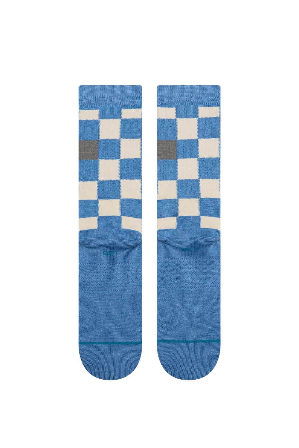 Stance Chef Check Crew Socks Capriblue