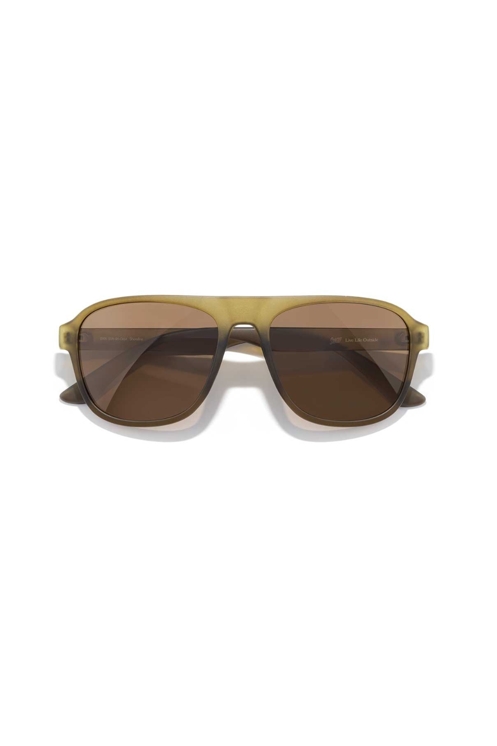 Sunski Shoreline Sunglasses Olive Amber