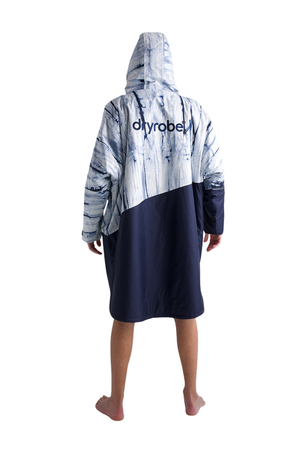Dryrobe Advance Adults Long Sleeve Changing Robe Batik/Blue
