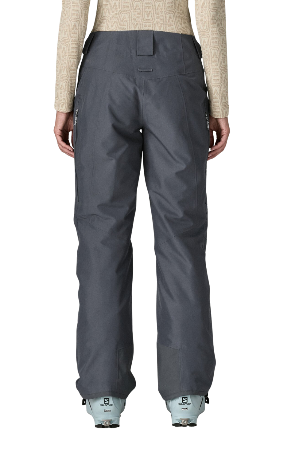 Patagonia Womens Insulated Powder Town Snow Pants Regular Smolder Blue