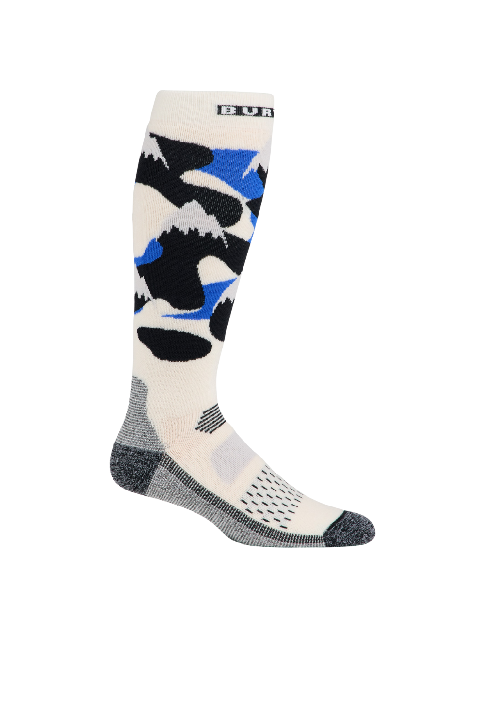 Burton Mens Performance Midweight Snow Socks Jake Blue Mountains