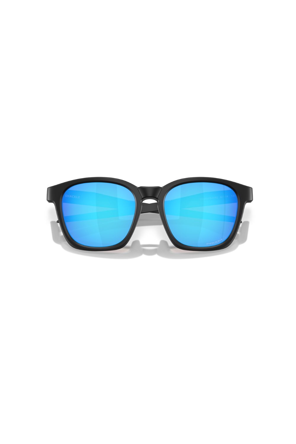 Oakley Shackle Sunglasses Prizm Sapphire Lenses, Matte Black Frame