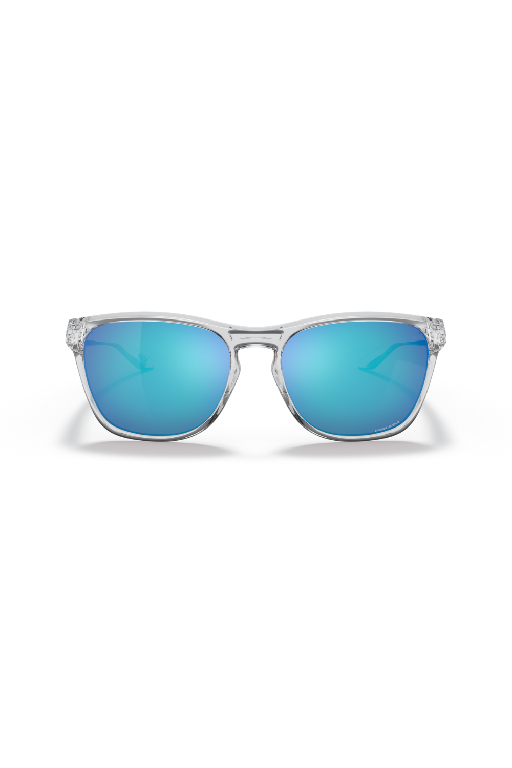 Oakley Manorburn Sunglasses Prizm Sapphire Lenses, Polished Clear Frame