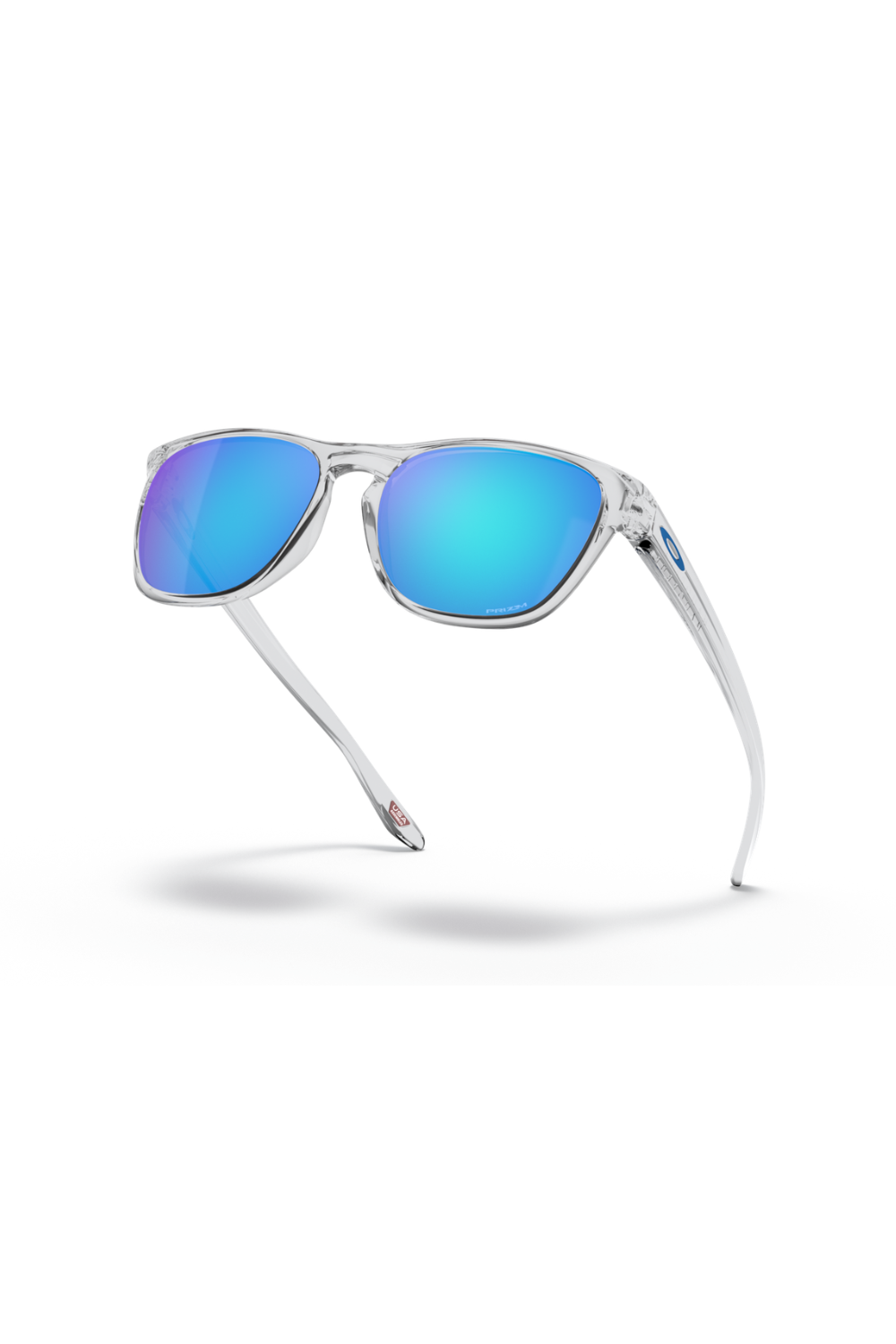 Oakley Manorburn Sunglasses Prizm Sapphire Lenses, Polished Clear Frame