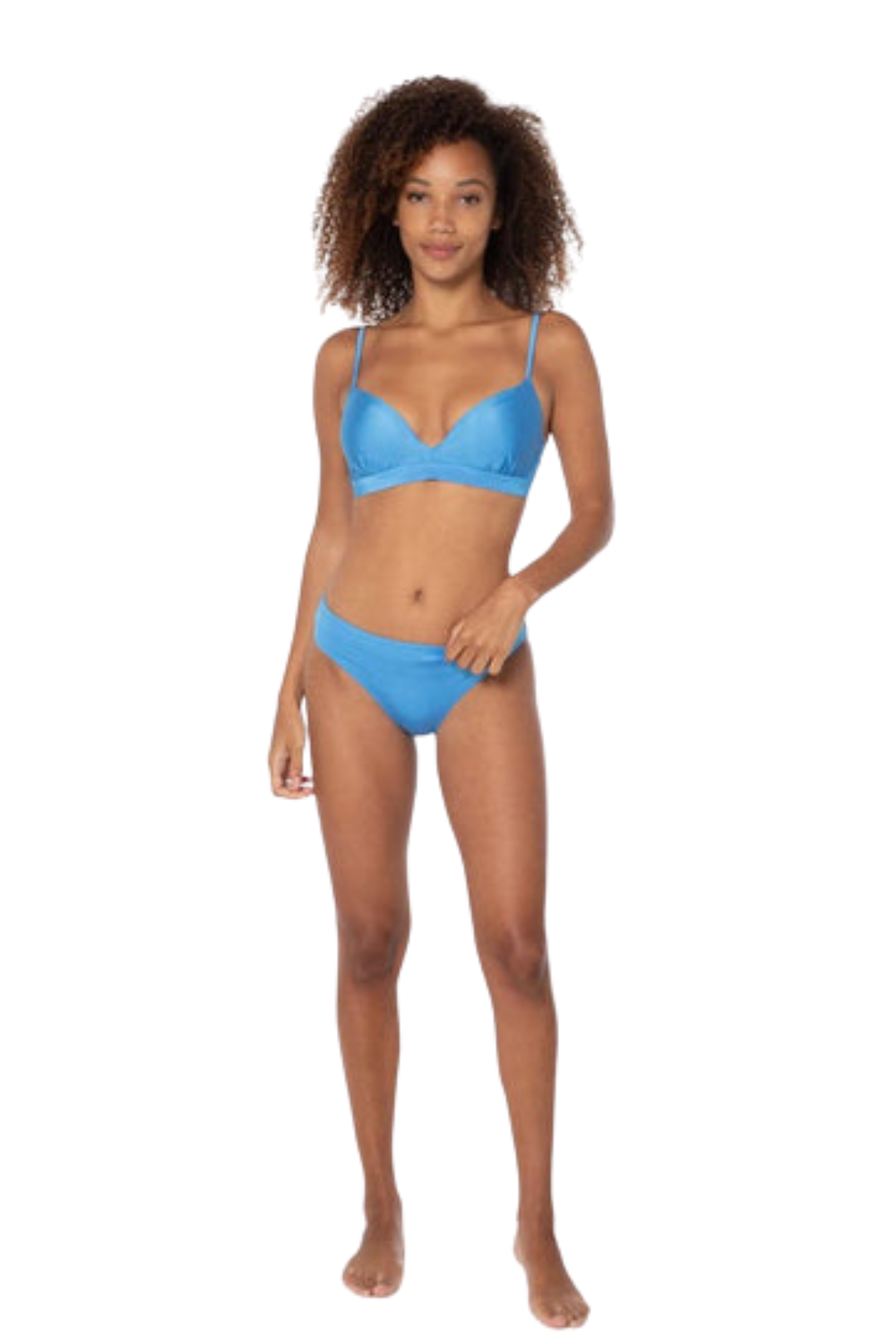 Protest Mixadairs Triangle Bikini Top Fijiblue