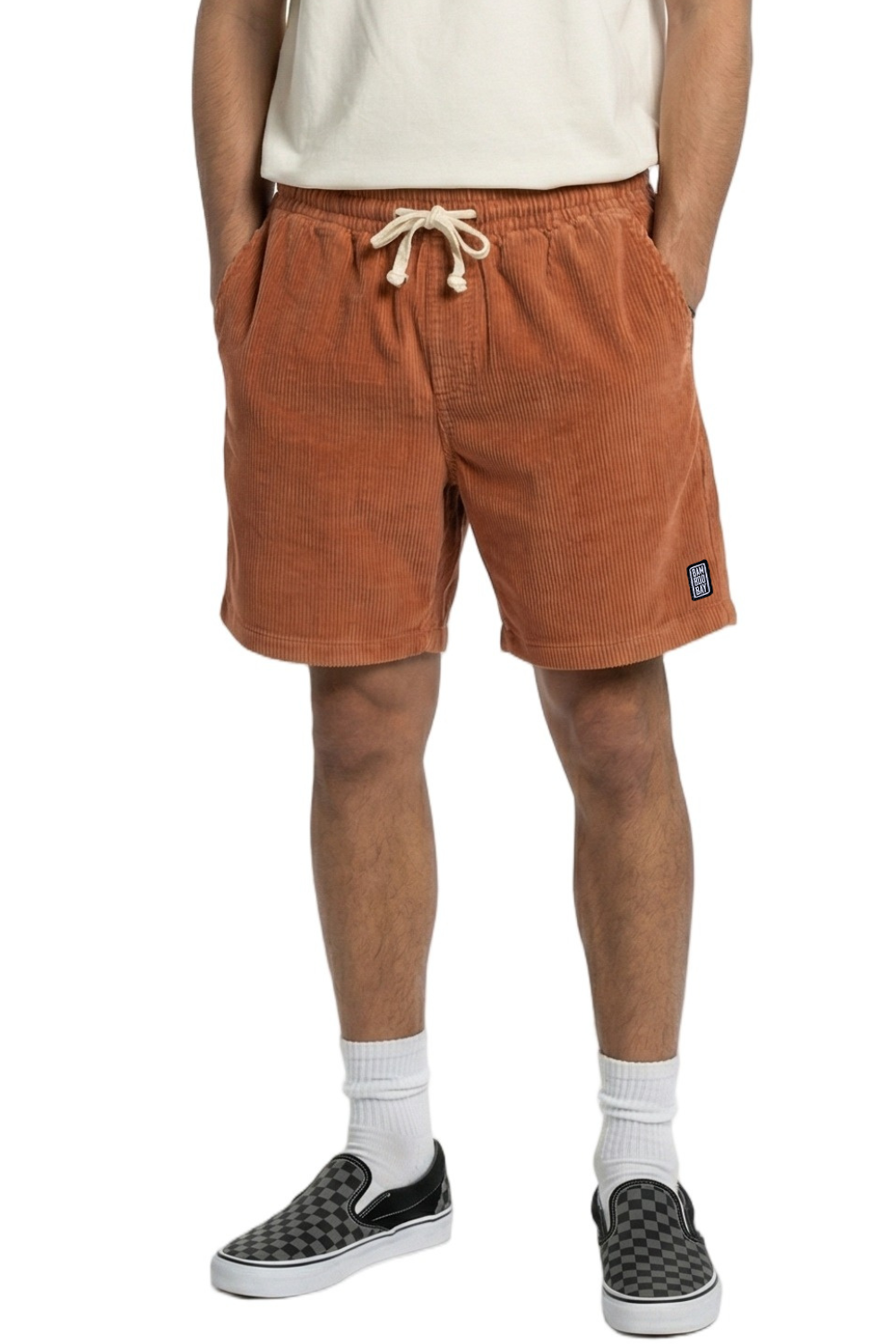 BamBooBay Chill Cord Shorts Rust