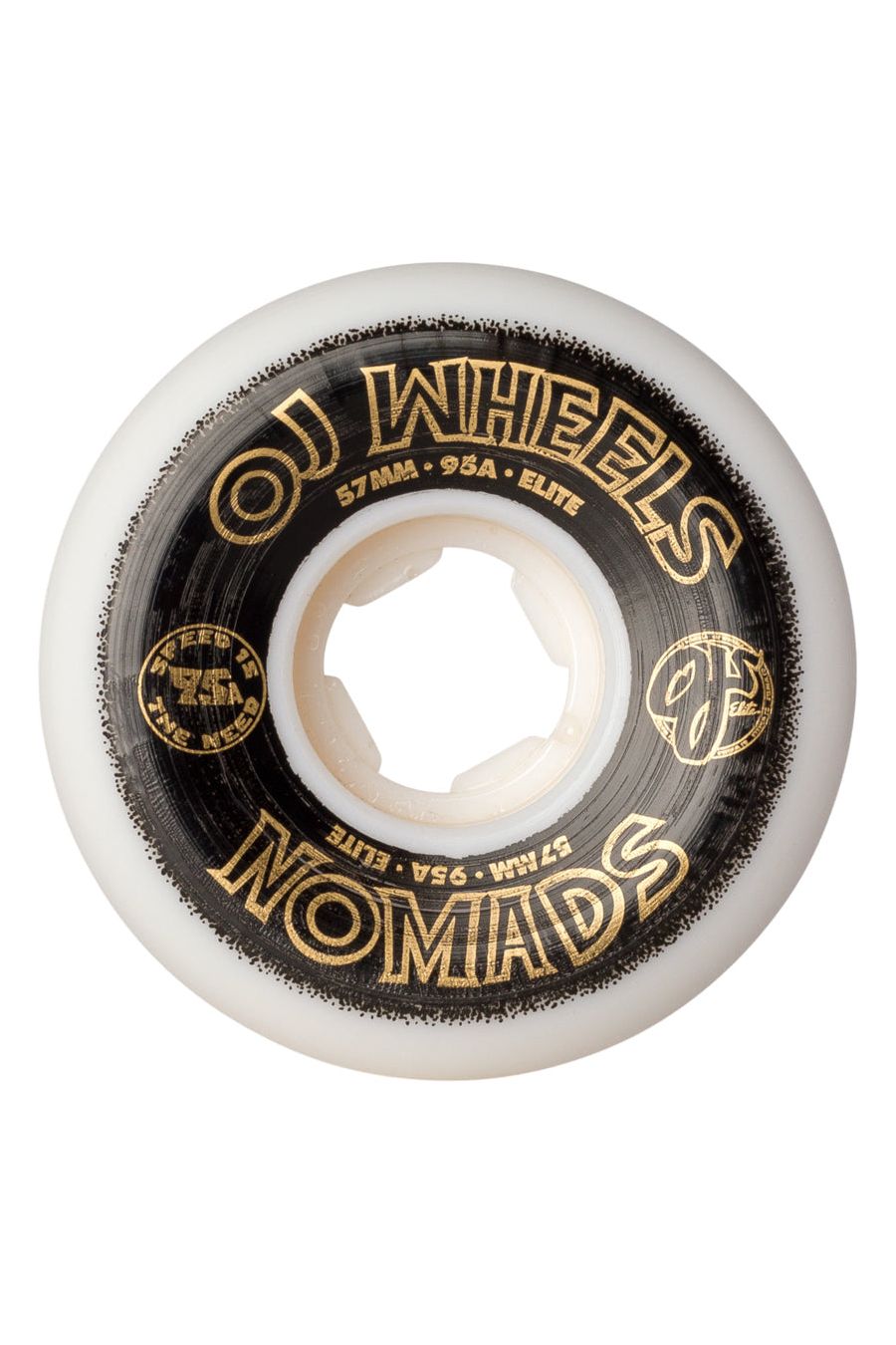 OJ Elite Wheels Nomads 95a White 57 MM