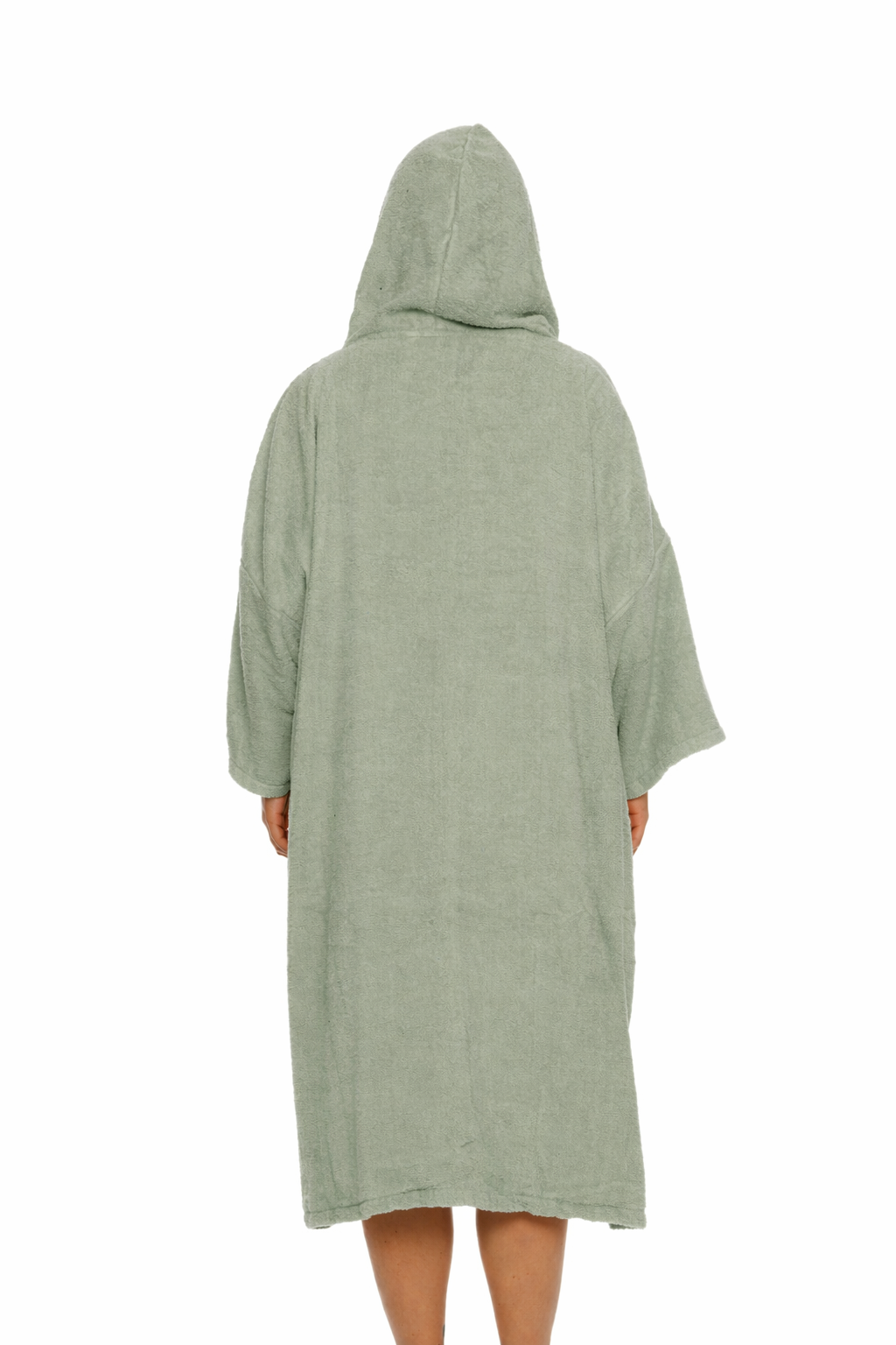 Tiki Adults Hooded Change Robe Sage