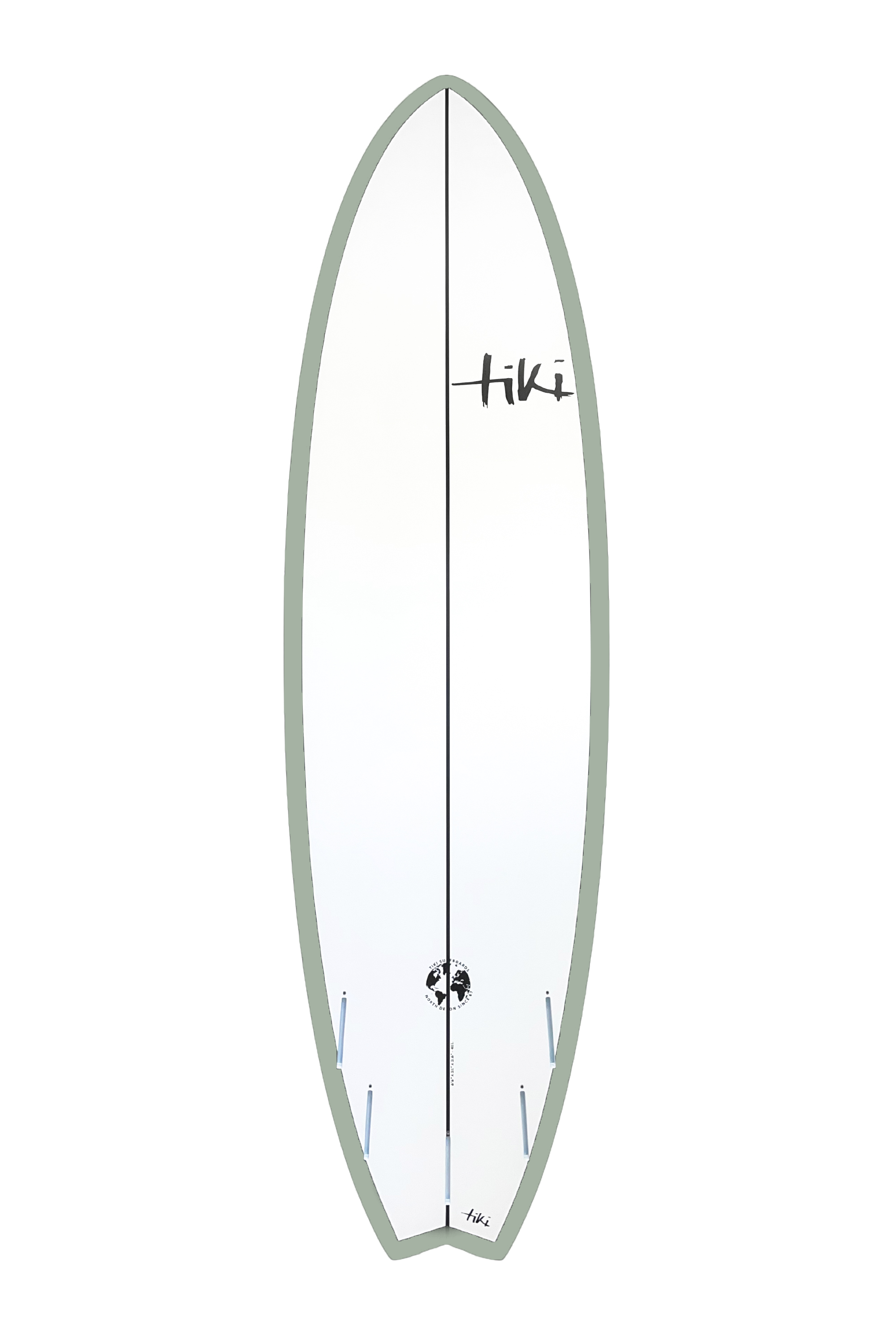 Tiki Evolution Fish Surfboard Sage Green