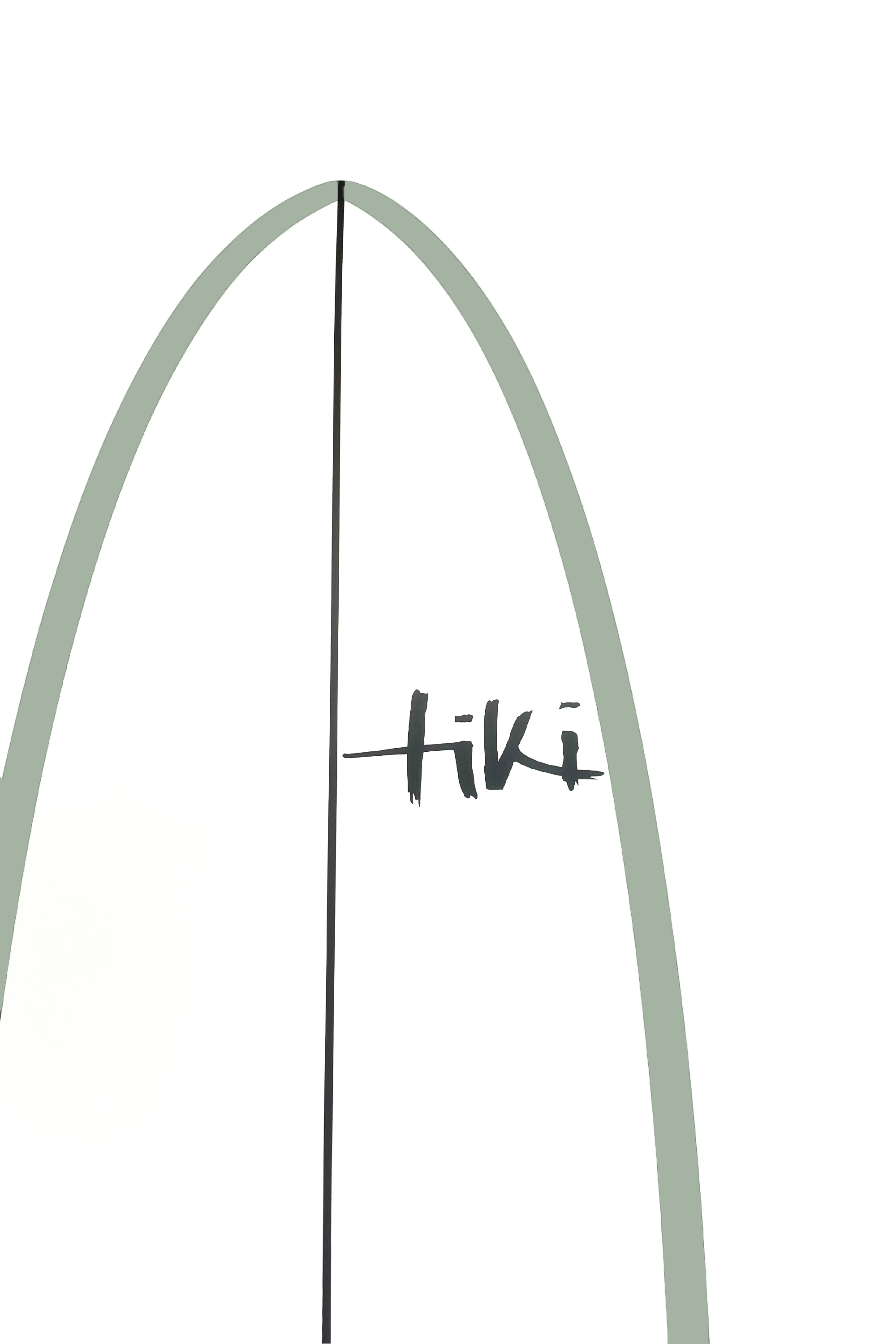 Tiki Evolution Fish Surfboard Sage Green