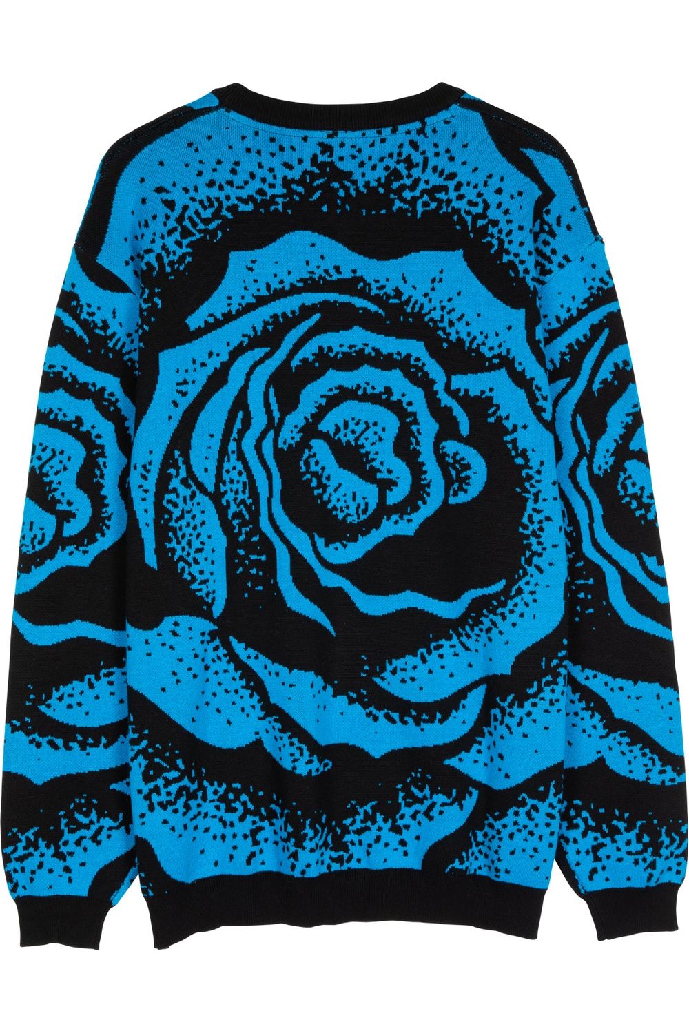 Santa Cruz Dressen Big Rose Knit Crew Black/Blue Rose