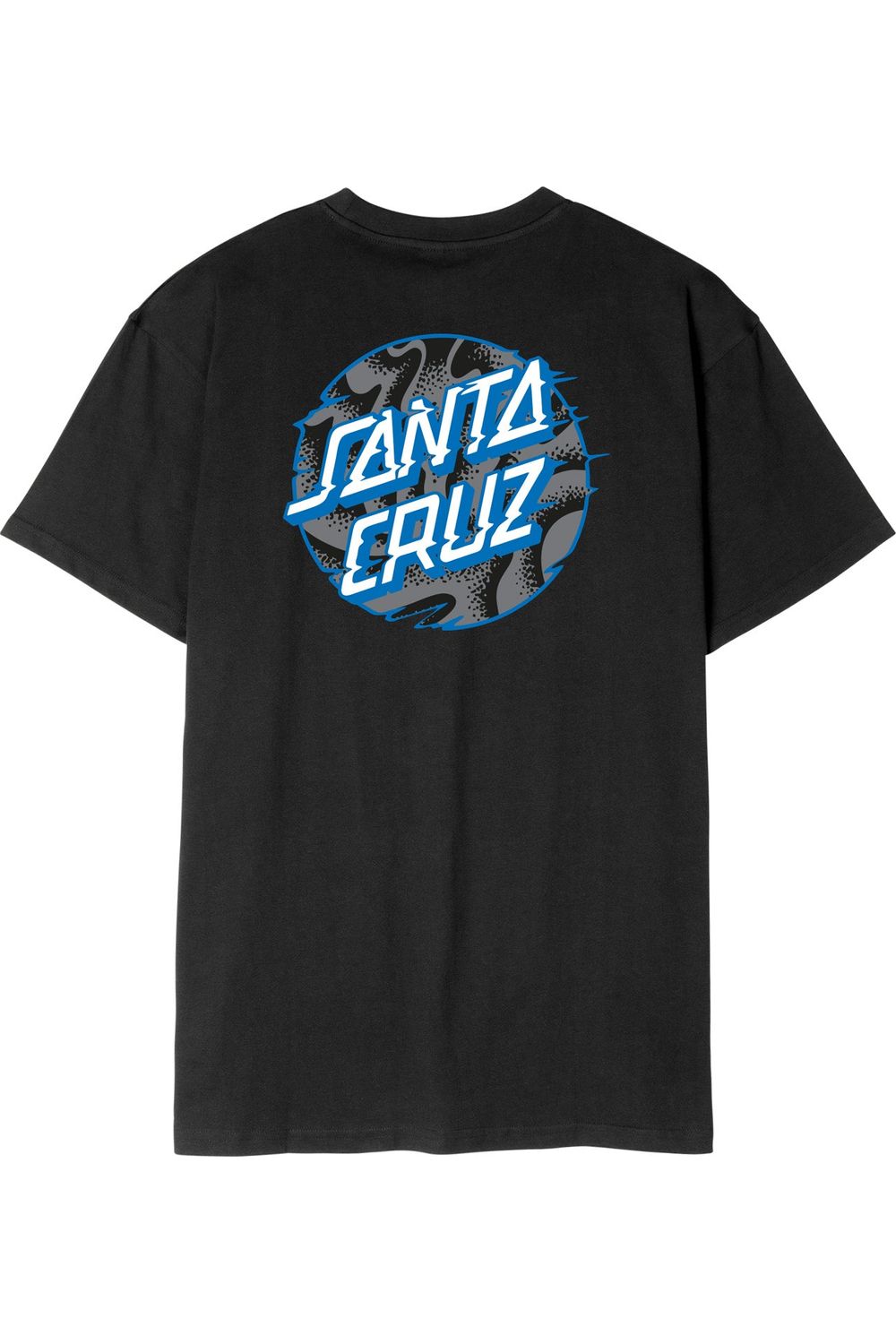 Santa Cruz Vivid Slick Dot T-Shirt Black
