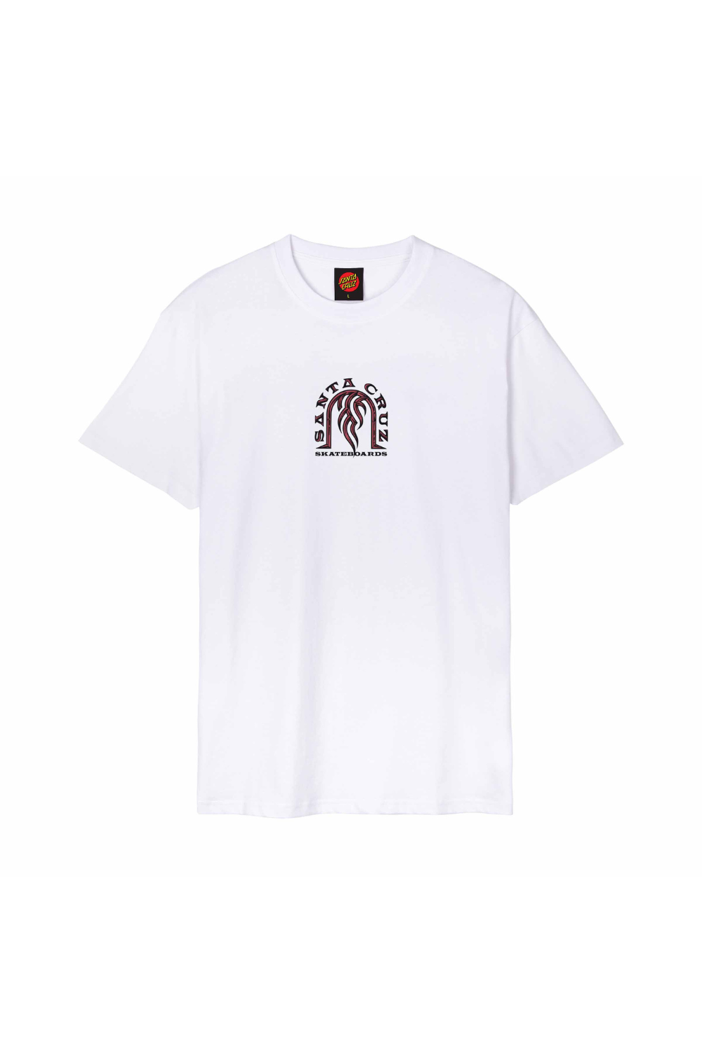 Santa Cruz Dressen Tribal Arch Mens T-Shirt White