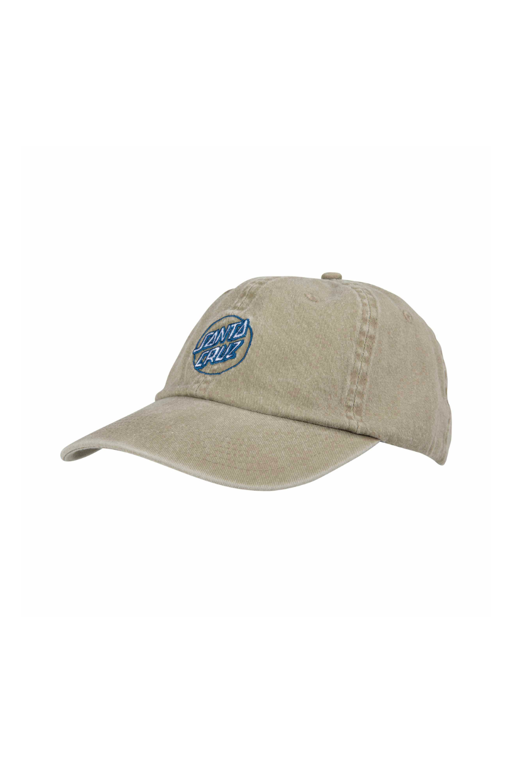 Beige cap with Santa Cruz logo on the front