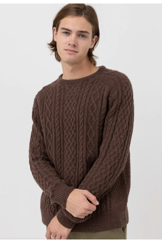 Crop sales fisherman jumper