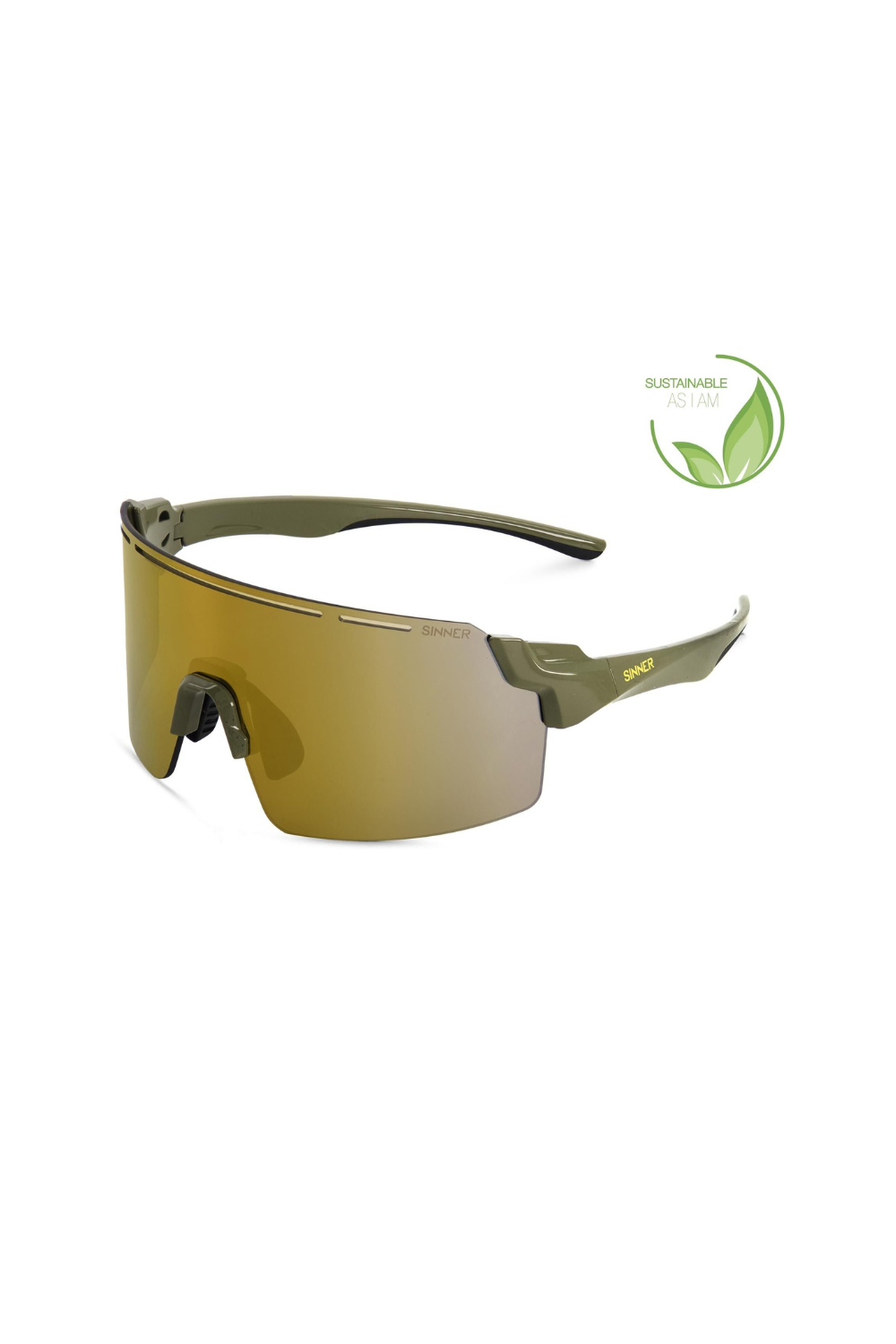 Sinner Amla Sunglasses Olive/Matte Black
