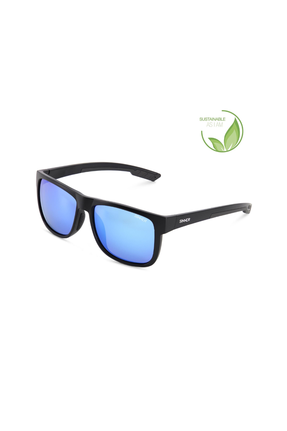 Sinner Totai Sunglasses Matt Black/Blue