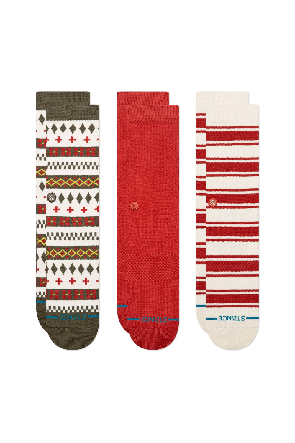 Stance Cabin Days Crew 3 Pack Socks Multi