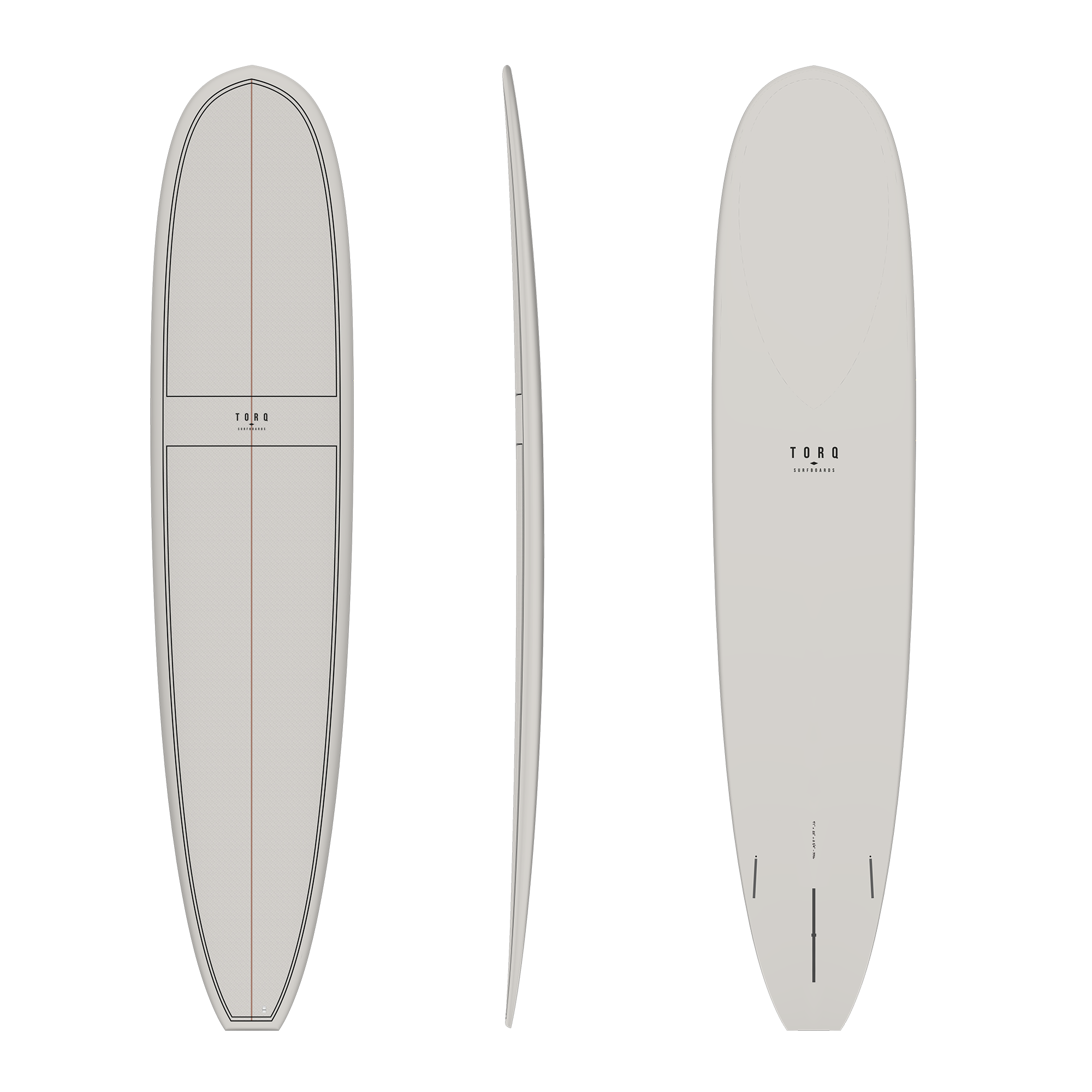Torq TET Longboard Surfboard Stone Fibre Pattern