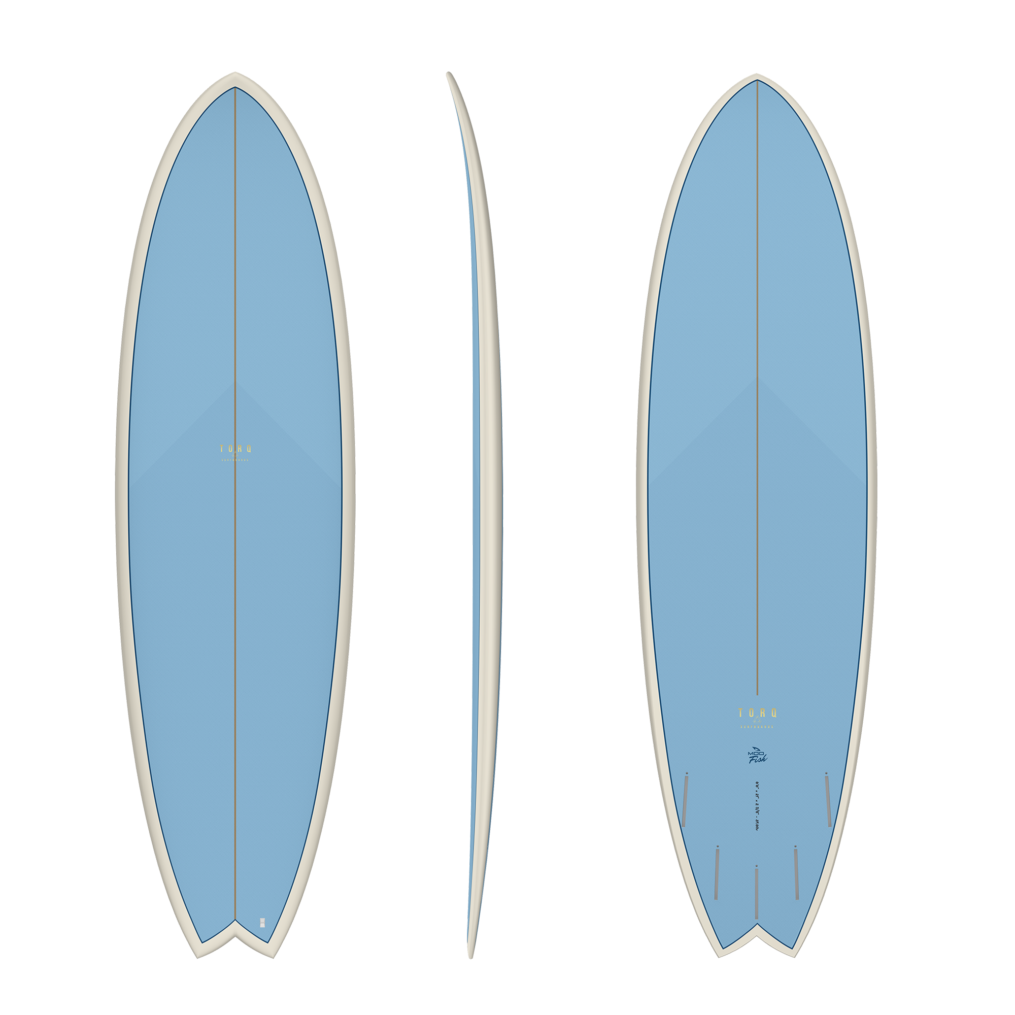 Torq Mod Fish TET Surfboard Legacy Mako Blue