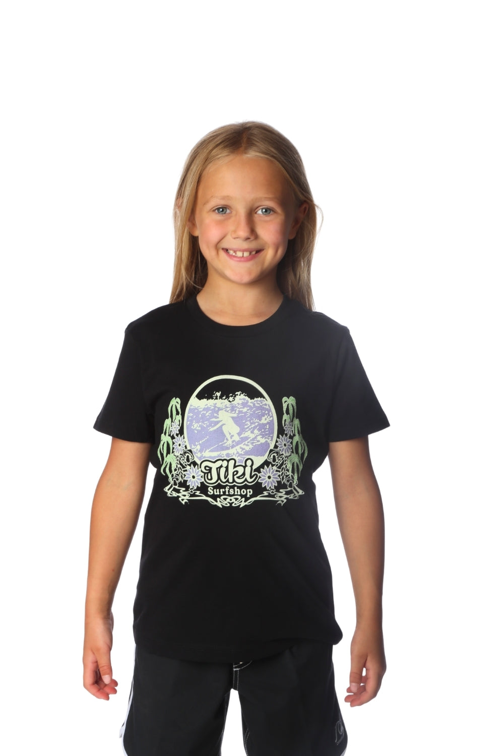 Tiki 70'S Surf Mini T-Shirt Black