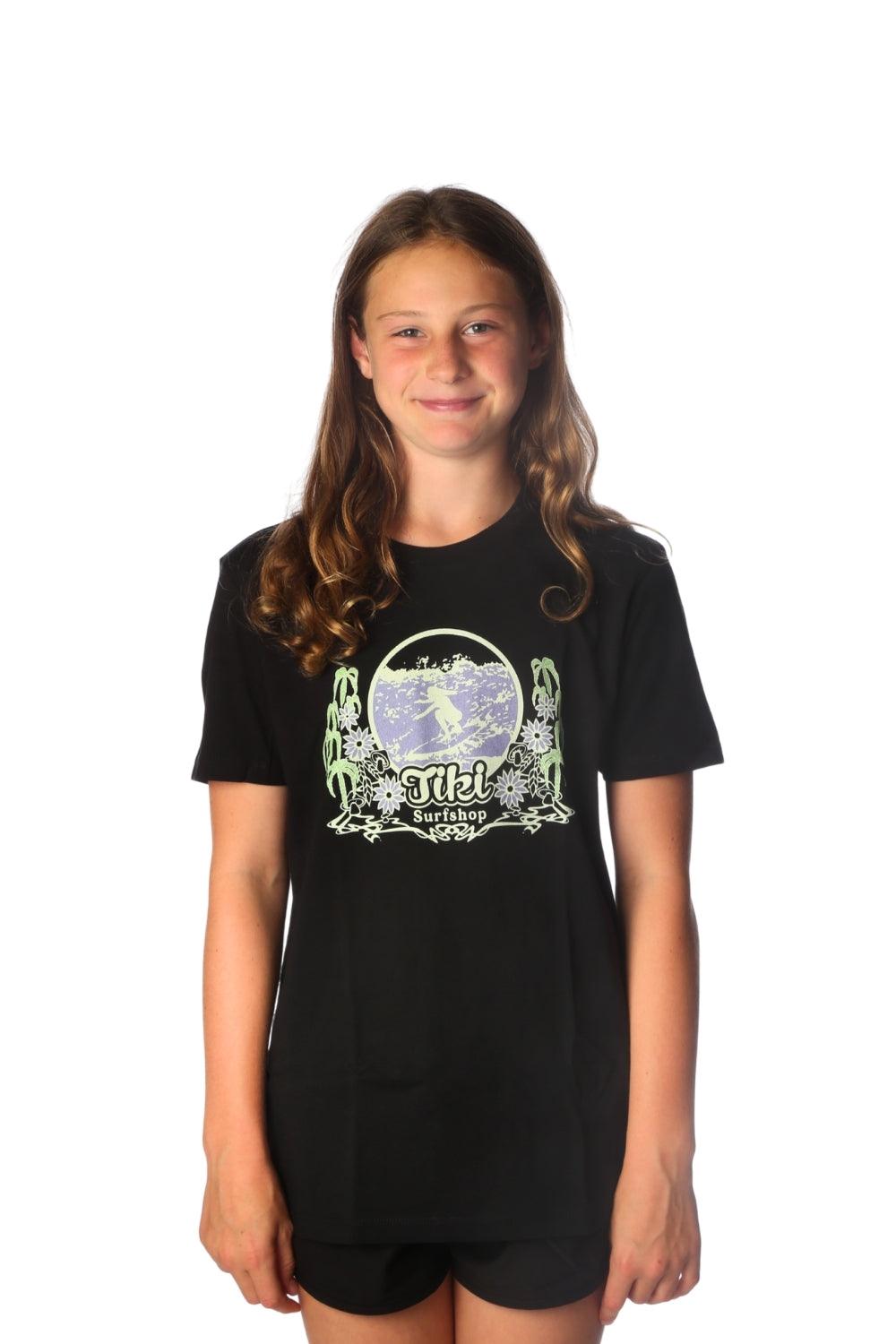 Tiki 70'S Surf Mini T-Shirt Black