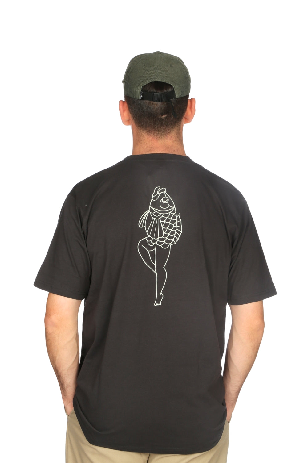 Tiki Maidmer T-Shirt Off Black