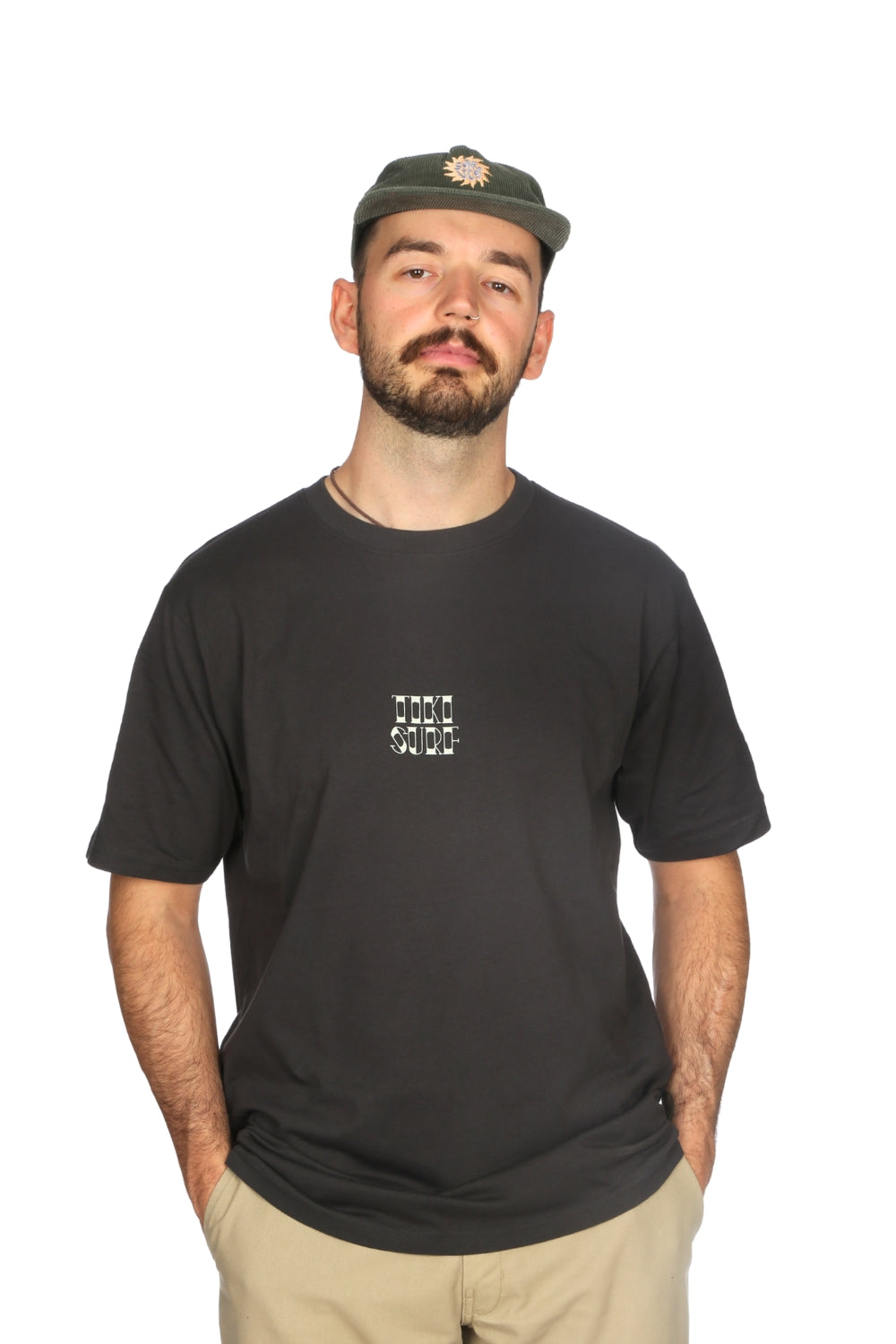 Tiki Maidmer T-Shirt Off Black