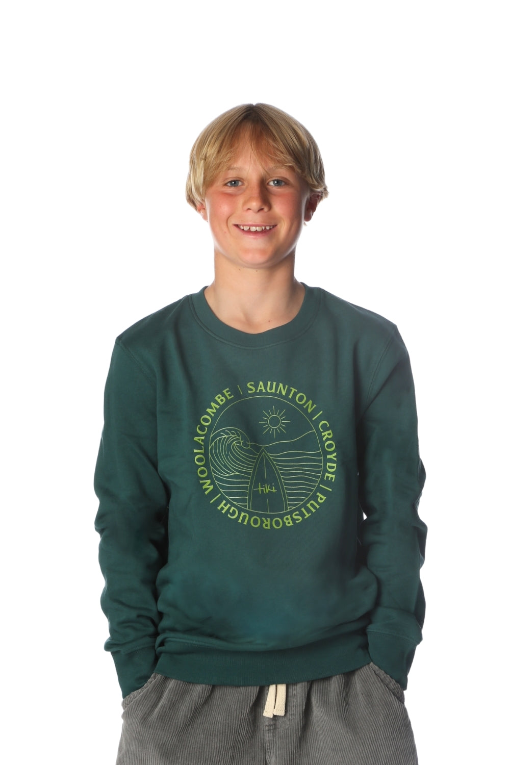 Tiki North Devon Mini Crew Green