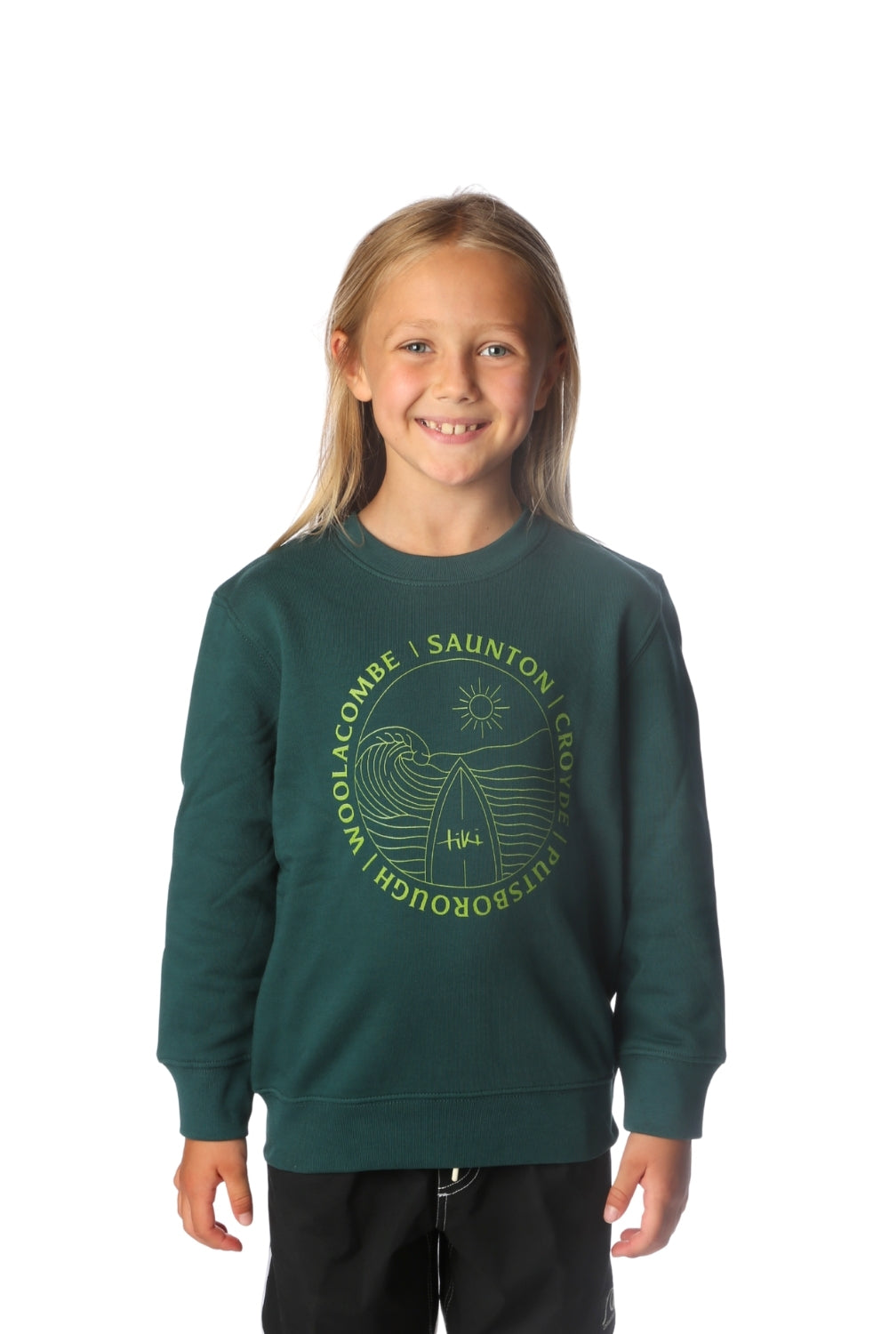 Tiki North Devon Mini Crew Green