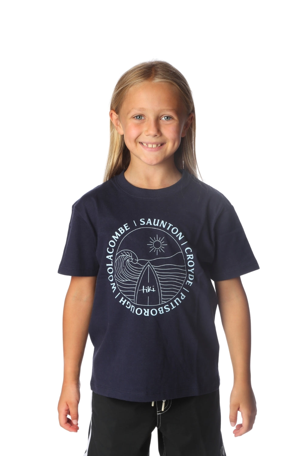 Tiki North Devon Mini T-Shirt Navy