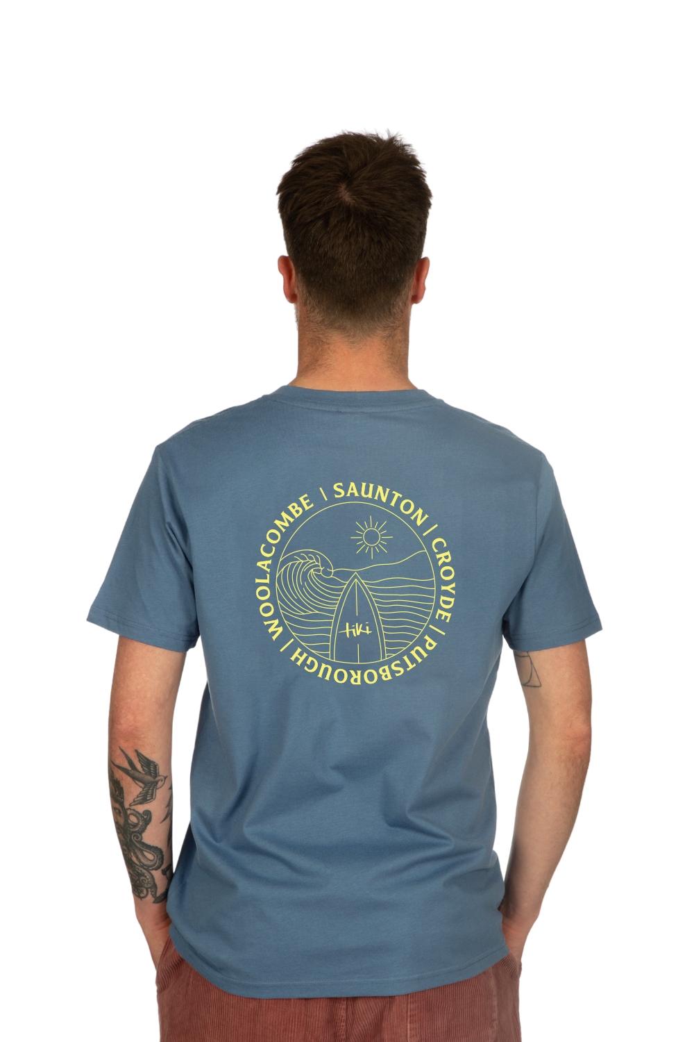 Tiki North Devon T-Shirt Faded Denim