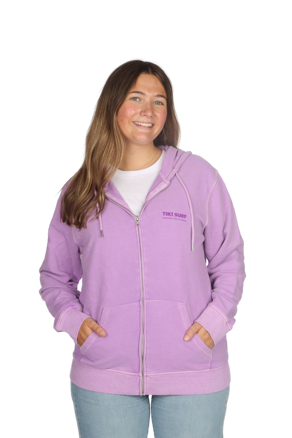 Tiki OG Surf Shop Zip Hood Purple