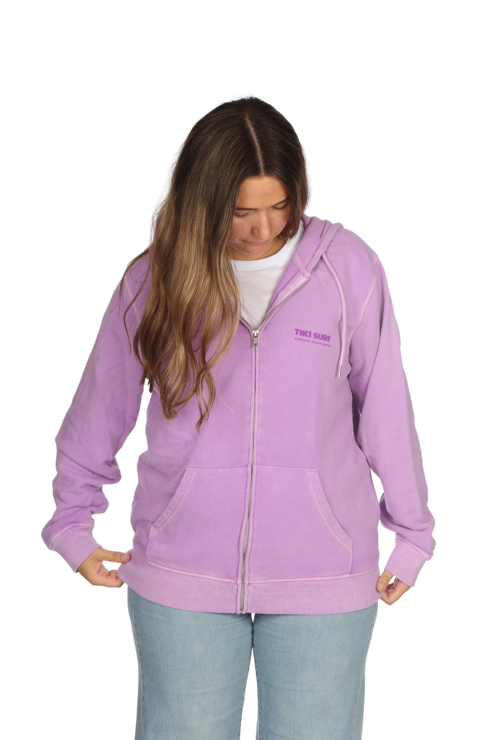 Tiki OG Surf Shop Zip Hood Purple