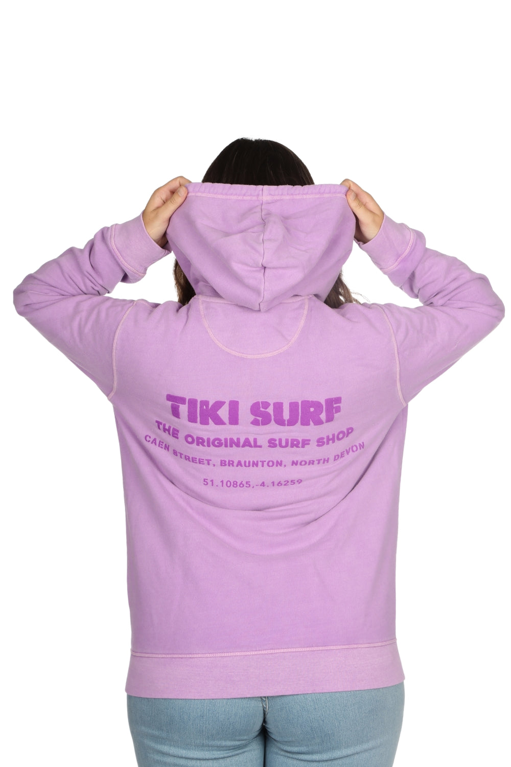 Tiki OG Surf Shop Zip Hood Purple