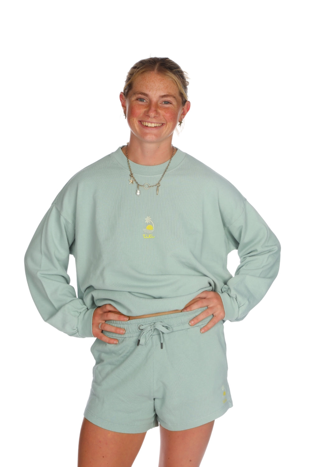 Tiki Palm Crew Washed Green