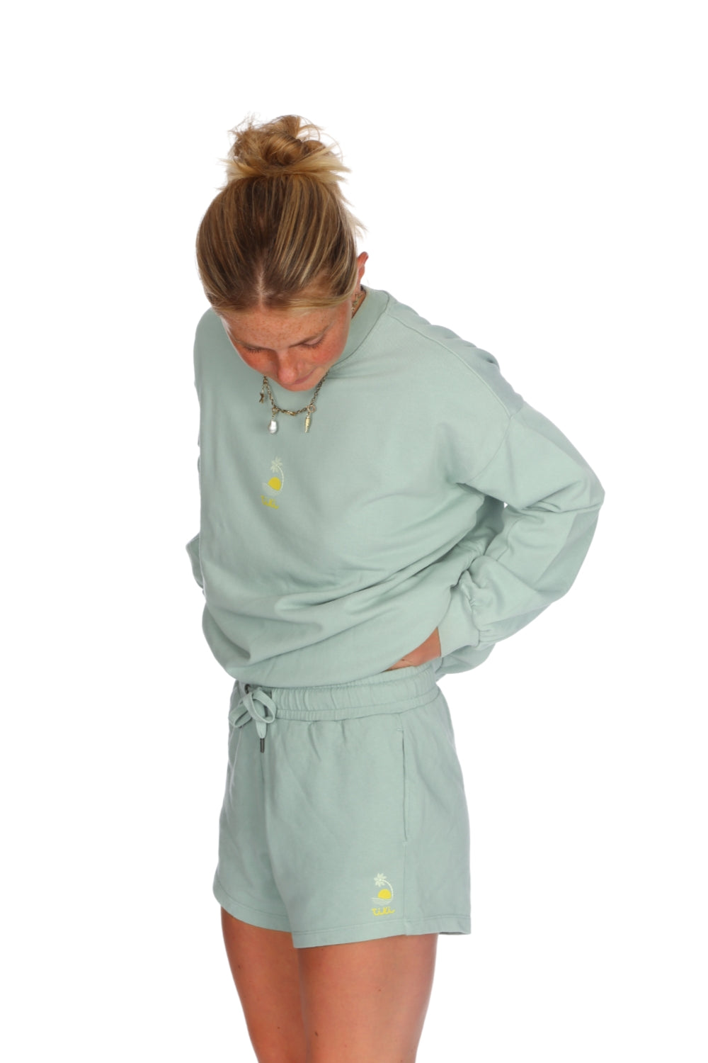 Tiki Palm Crew Washed Green