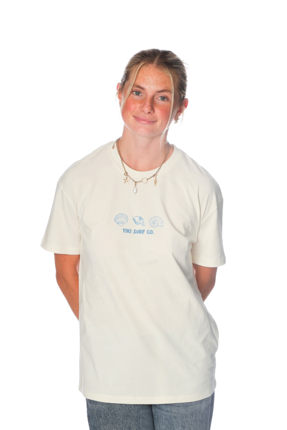 Tiki Shells T-Shirt Ivory