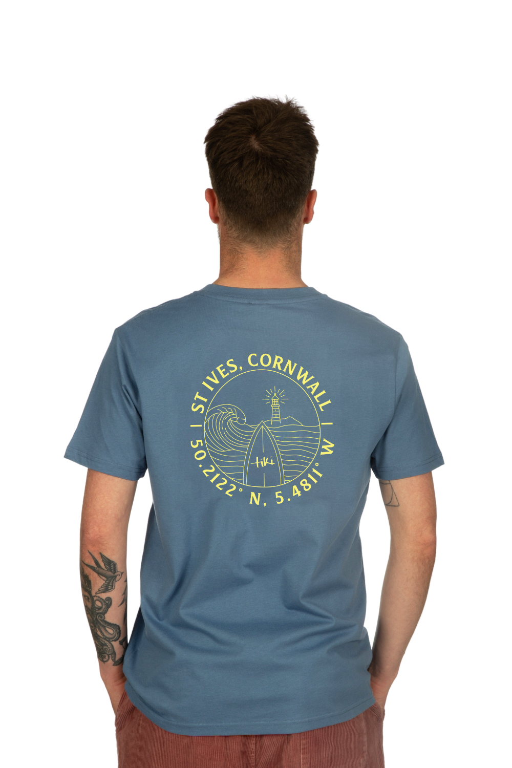 Tiki St Ives T-Shirt Faded Denim