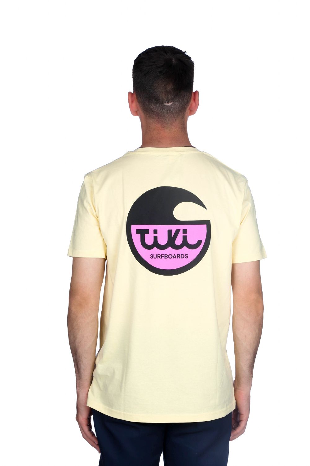 Tiki Surfboard Logo T-Shirt Butter