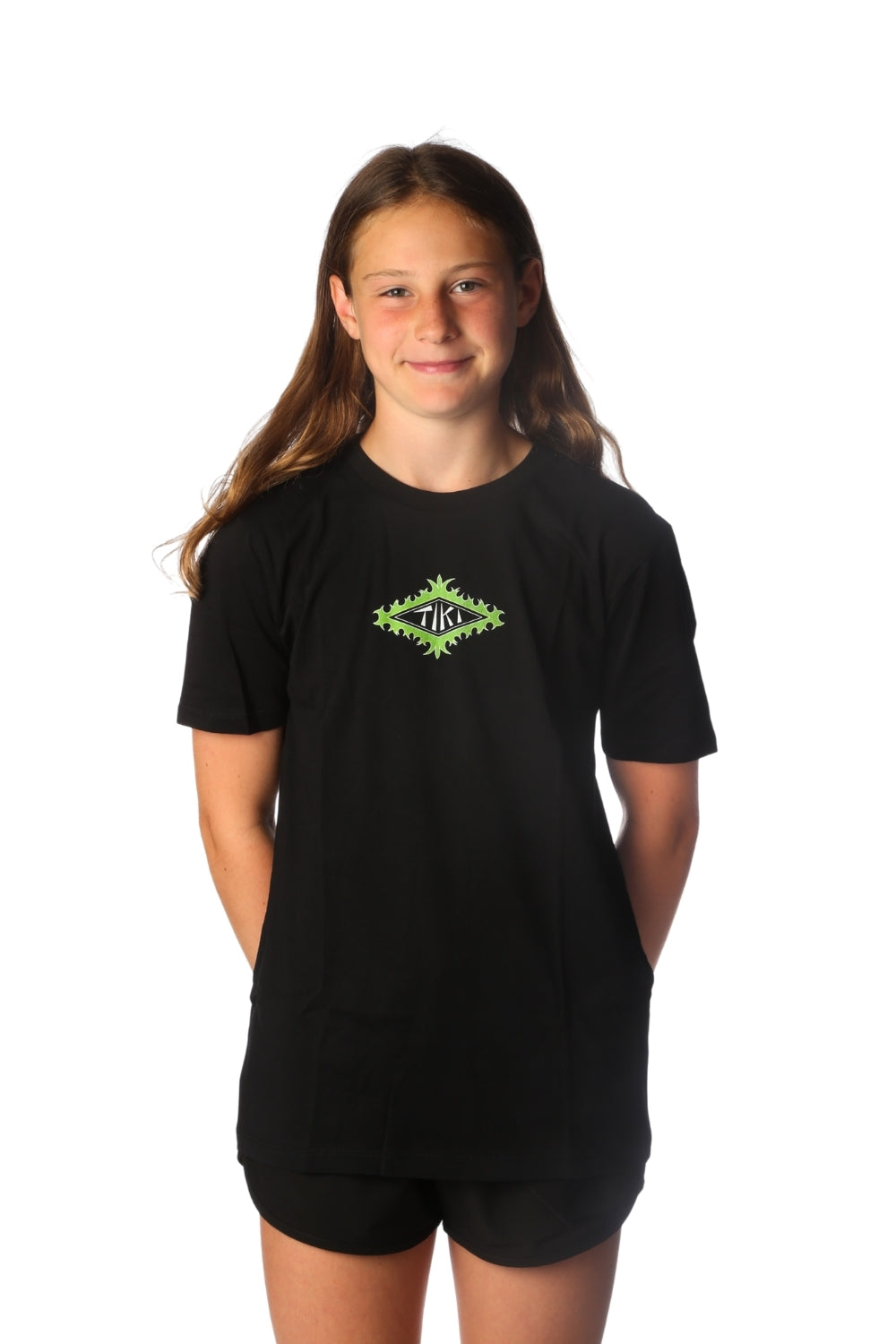 Tiki Tribal Mini T-Shirt Black¡