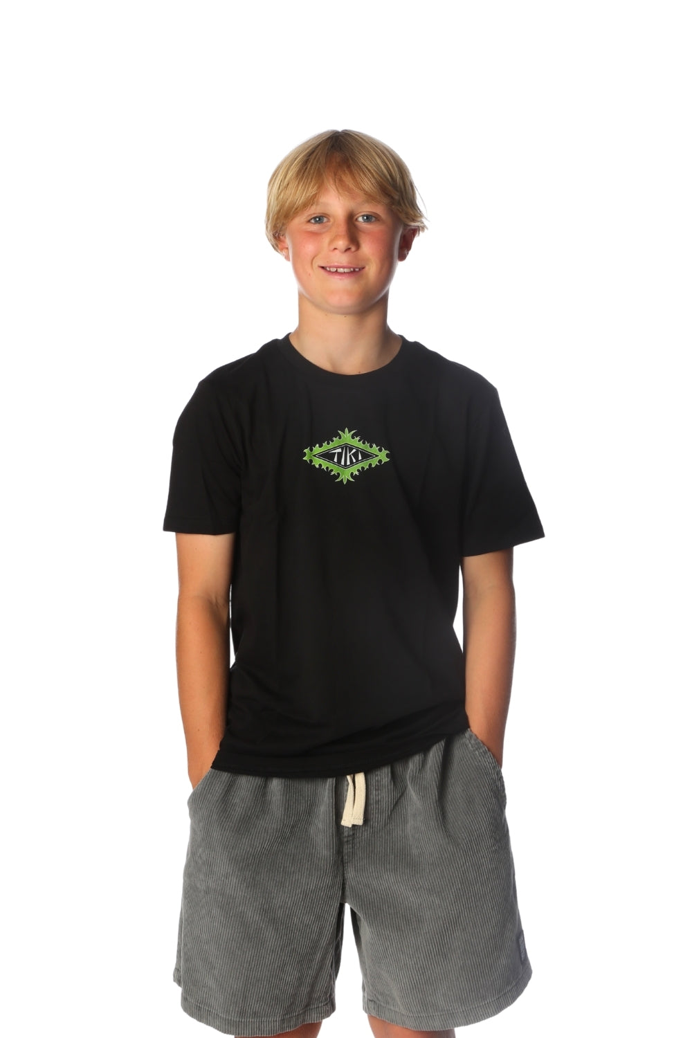 Tiki Tribal Mini T-Shirt Black¡