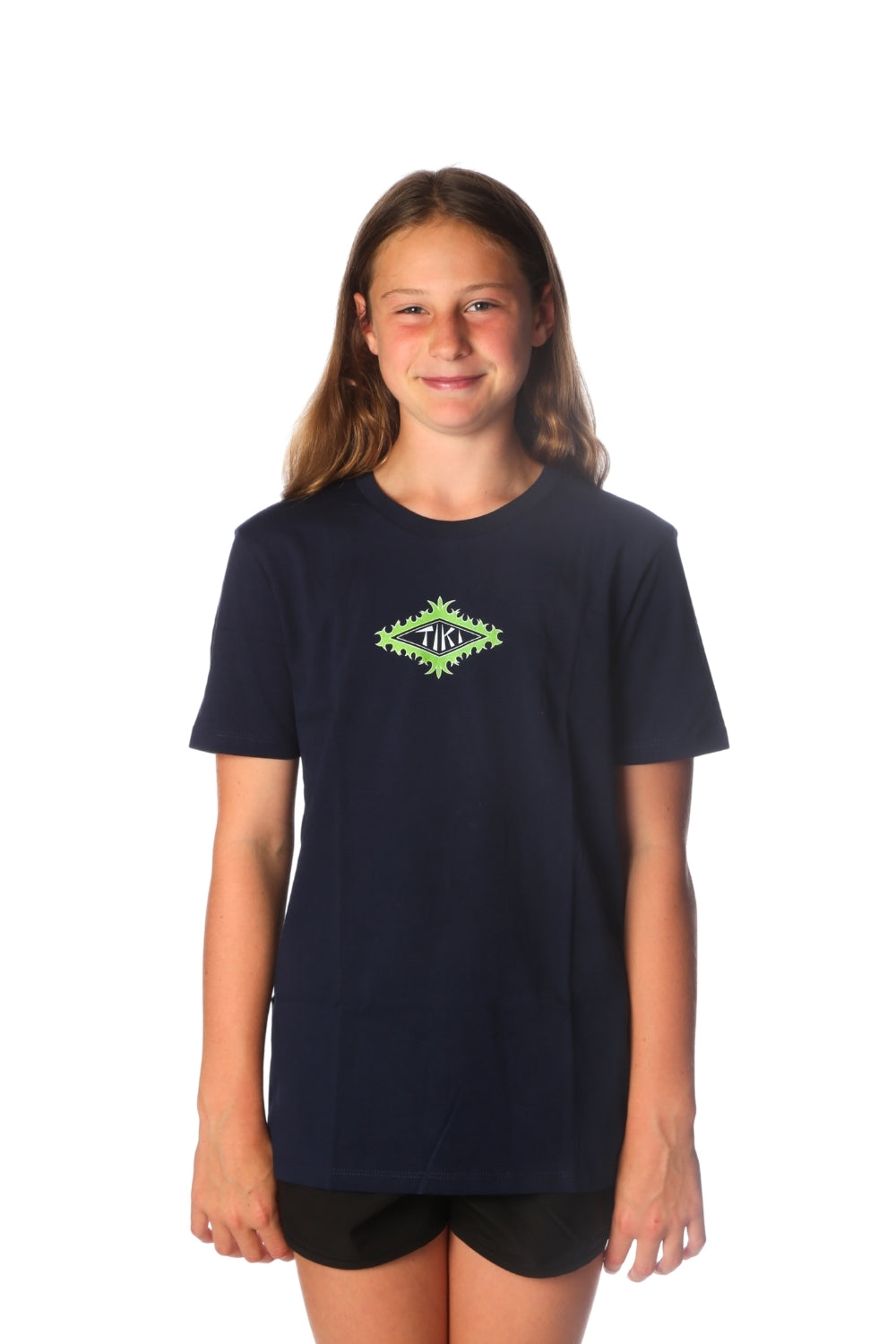 Tiki Tribal Mini T-Shirt Navy
