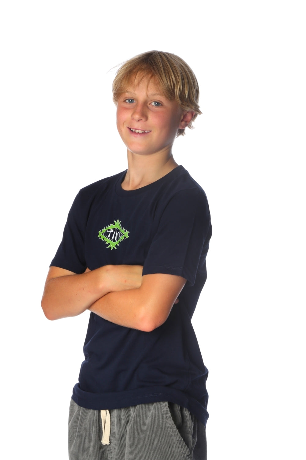 Tiki Tribal Mini T-Shirt Navy