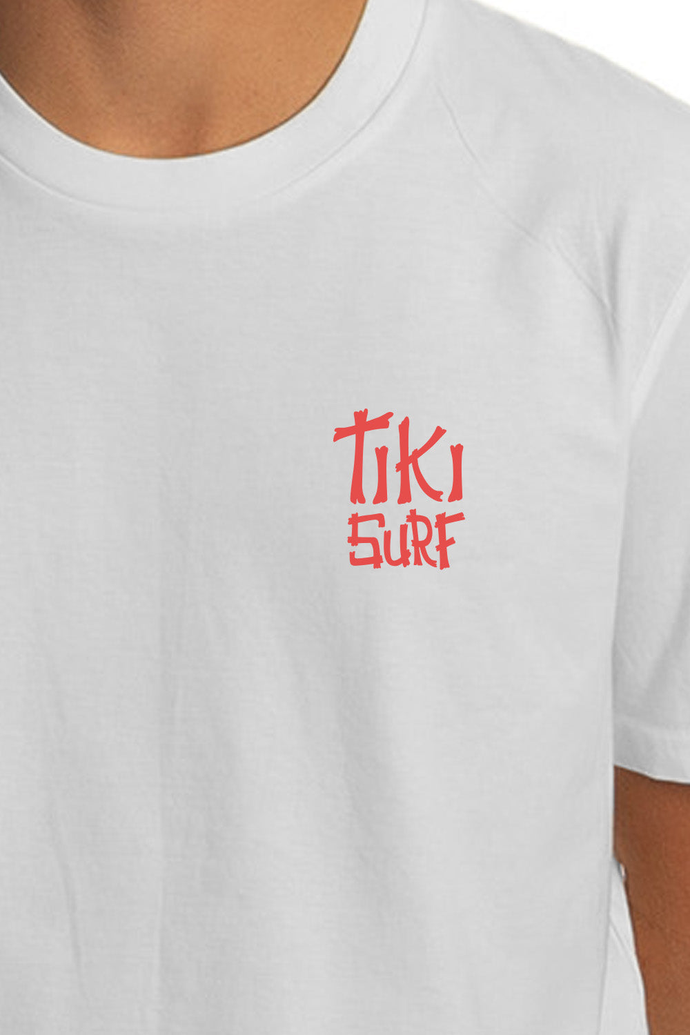 Tiki Petal Head T-Shirt White