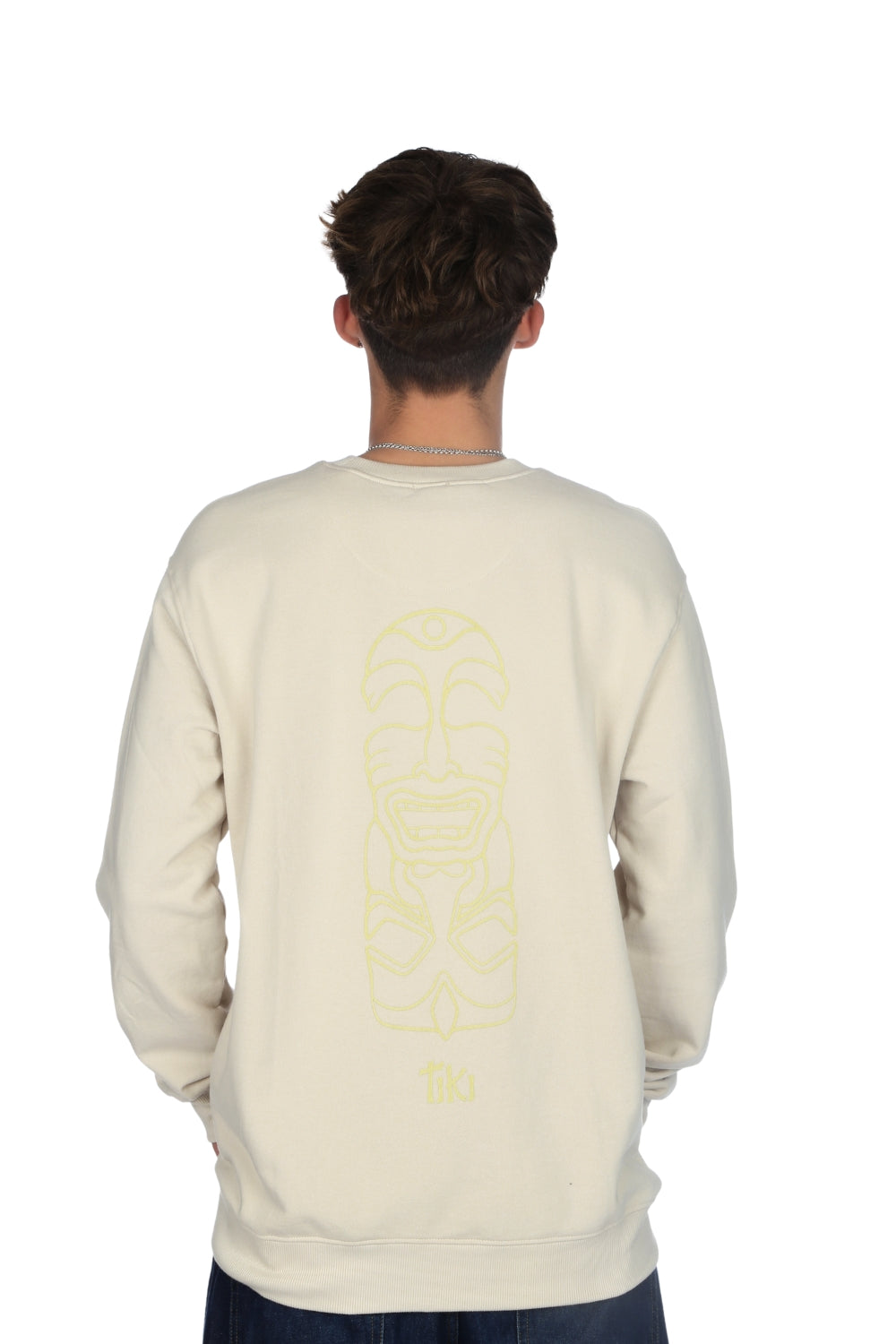 Tiki Two Faced Crew Bone