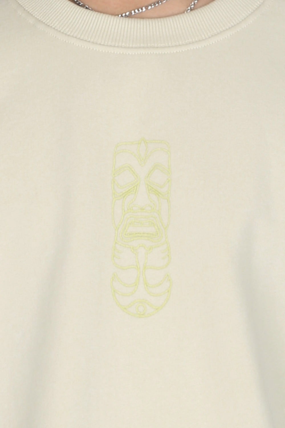 Tiki Two Faced Crew Bone