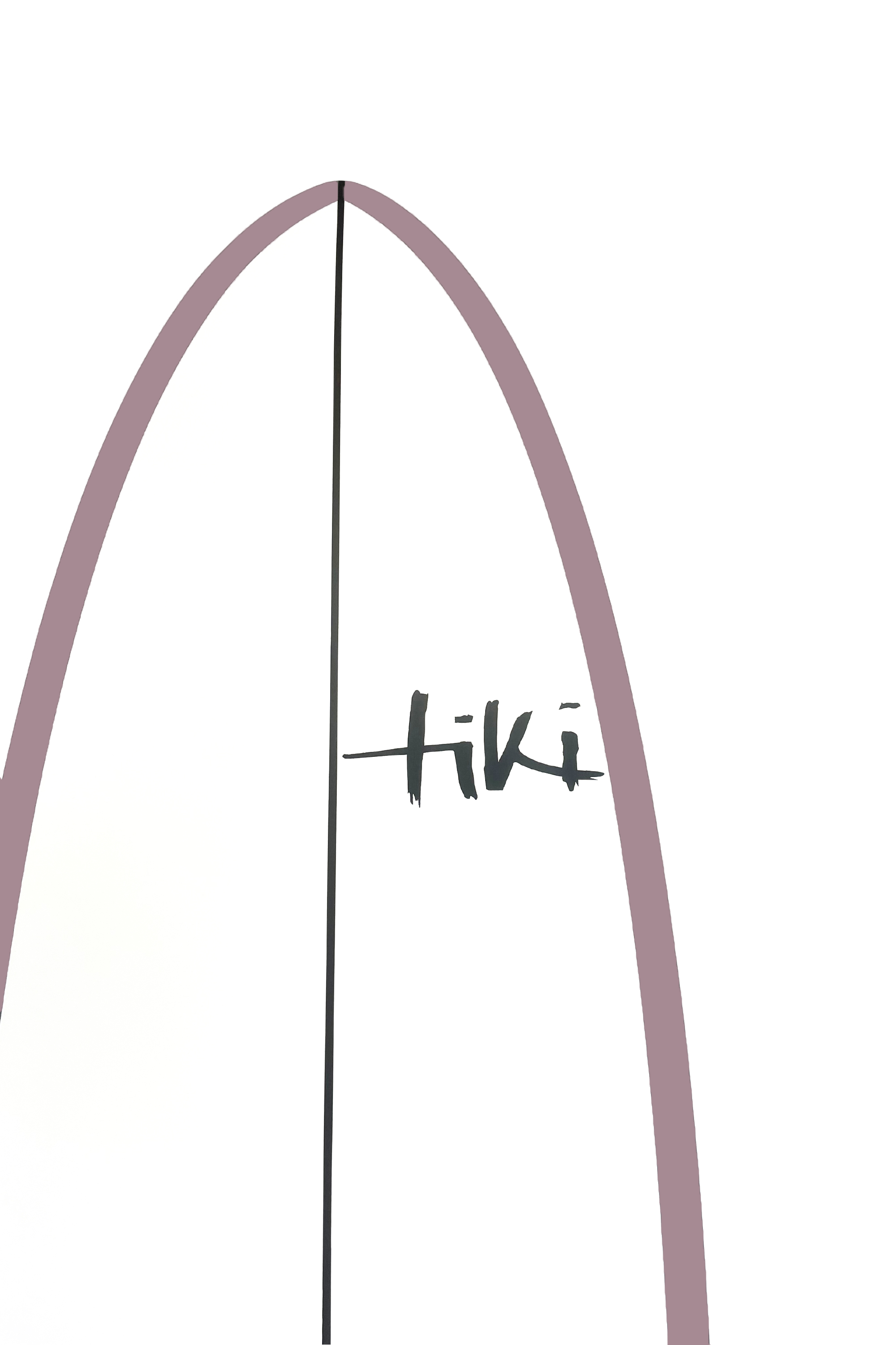 Tiki Evolution Fish Surfboard Toadstool Mauve